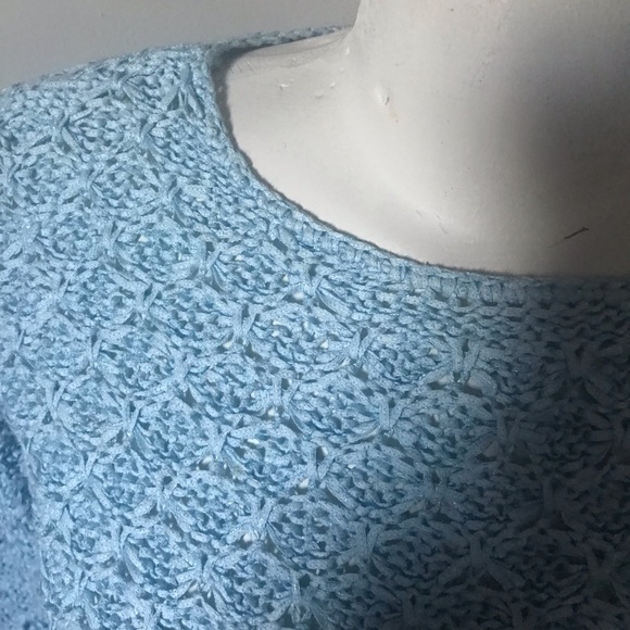 NWT - Dana Buchman Blue Bell Sweater - Size Medium - Picture 5 of 15